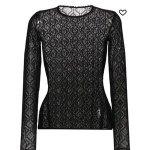 Black mesh Marine Serre Top
